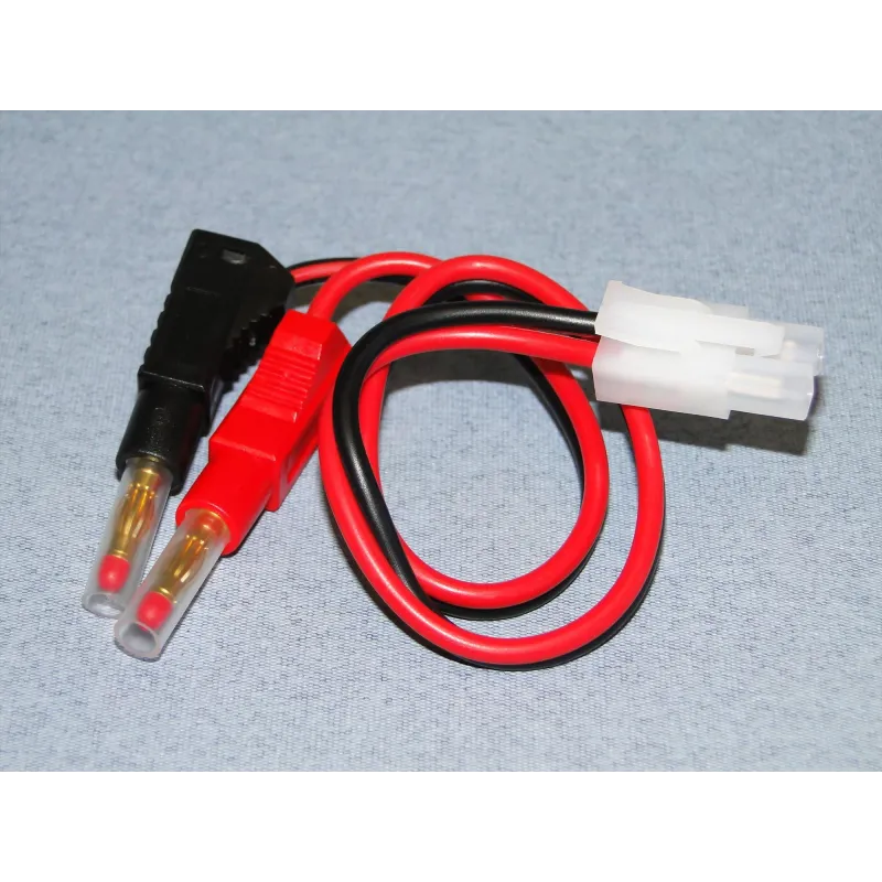 LOGIC Charge Lead : 4mm~Std Tamiya O-LGL-CLTAM