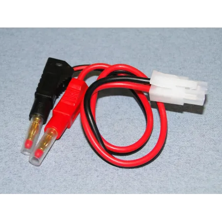 LOGIC Charge Lead : 4mm~Std Tamiya O-LGL-CLTAM