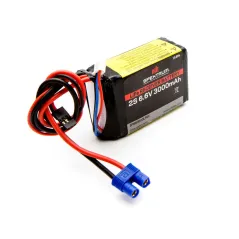 Spektrum 3000mAh 2S 6.6V Li-Fe Receiver Battery SPMB3000LFRX