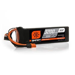 SPM 3200mAh 6S 22.2V 50C Smart LiPo Battery IC3