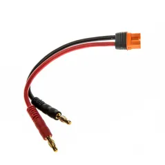 SPM IC3 Battery Charge Lead 6" 13 AWG / 4mm Bullets