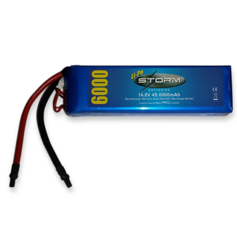 STORM Li-Po 4S 14.8V 25C 6000mAh O-ST-4S25C6000