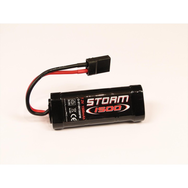 STORM NiMH 7.2V 2/3A 1500mAh Stick w/TRX O-ST-6N1500M