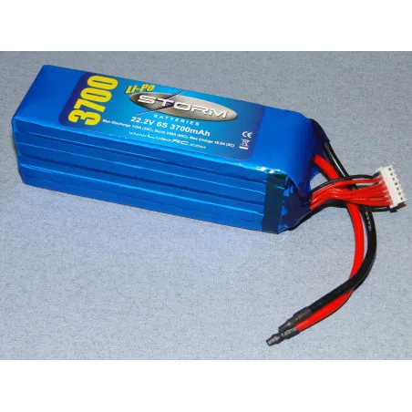 STORM Li-Po 6S 22.2V 35C 3700mAh O-ST-6S35C3700