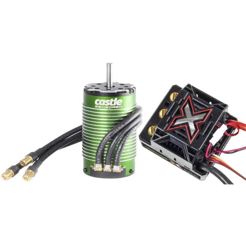 CASTLE Monster X 25.2V ESC, 8A BEC W/1512-2650kV Sensored P-CC010-0145-04