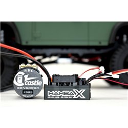 CASTLE Mamba X,  Sensored, 25.2V WP Esc & 1406-1900kV Combo P-CC010-0155-08