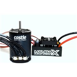 CASTLE Mamba X,  Sensored, 25.2V WP Esc & 1406-2850kV Combo P-CC010-0155-10