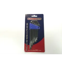 LOGIC 7pc Hex Ball Wrench Set - 1.5~6mm T-LG011