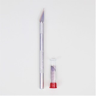 1 Round Alu Handle w/5 Assorted Blades