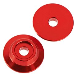 ARRMA Wing Button Aluminum Red (2)