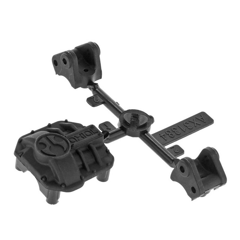 AXIAL AR44 Diff Cover & Link Mounts Black