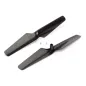Blade Prop, CW & CCW Rotation, Black: 180 QX HD, mQX BLH7406