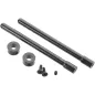 DURATRAX Nylon Body Post Black 3.5" (89mm) (2) Z-DTXC2617