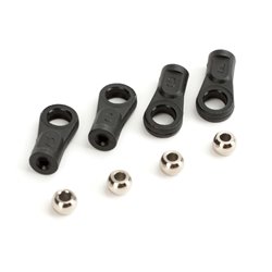 ECX Shock Rod Ends/Pivot Balls (4): Revenge Type E/N ECX0881