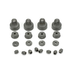 ECX Shock Cap, Piston, Pivot Ball Set: 1:10 2wd All ECX1037