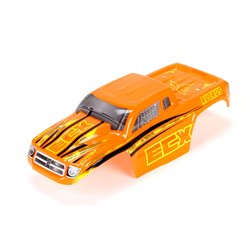 ECX Body Set,Decorated, Orange/Yellow: 1/18 4WD Ruckus ECX210004