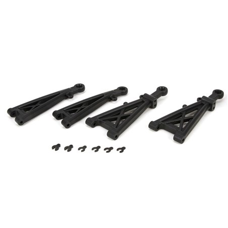 ECX Front Suspension Arm Set, (2): 1:10 4wd All ECX234001