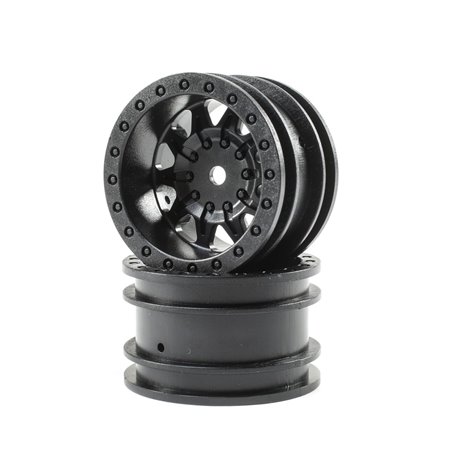 ECX 1.55 Wheel, Black (2): Barrage ECX41007