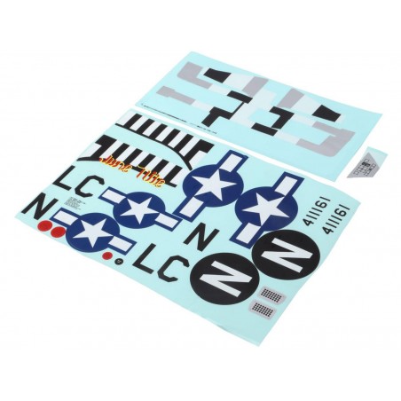 E-flite Decal Sheet: P-51D 1.2m EFL8952