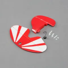 E-flite Tail Set w/Accessories: UMX Pitts S-1S EFLU5260