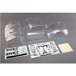 Losi  Complete Body Set, Clear: 5ive-T 2.0