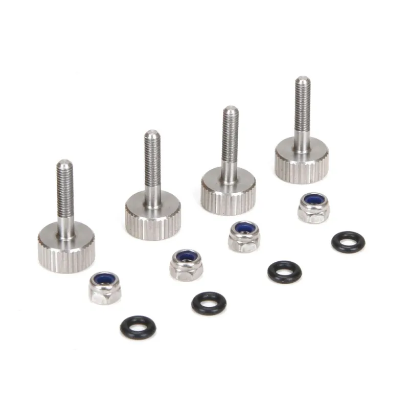 Pro Boat Canopy Thumb Screws, (4): Zelos 36 Twin PRB286030