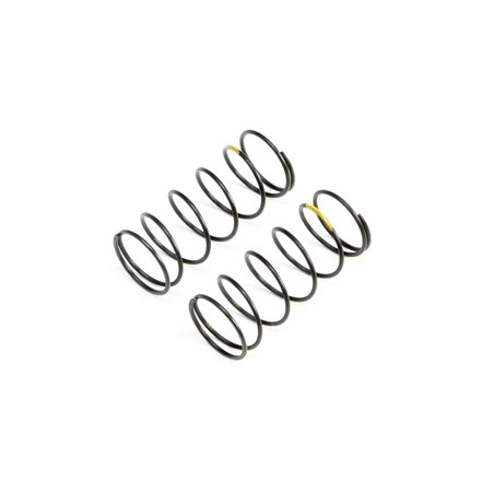 Team Losi Racing Yellow Front Springs, Low Frequency, 12mm (2)