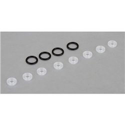 TLR X-Ring Seals (8), Lower Cap Seals (4): All 8IGHT TLR243024