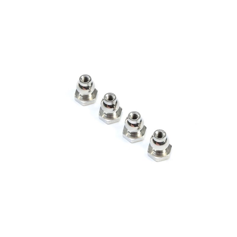 Team Losi Racing Suspension Ball, 6.8mm, Flanged (4): 8X