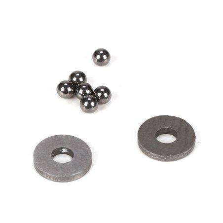 TLR Tungsten Carbide Diff Balls, 2mm (6) TLR2947