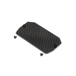 Team Losi Racing Carbon Electronics Mounting Plate: 22 5.0