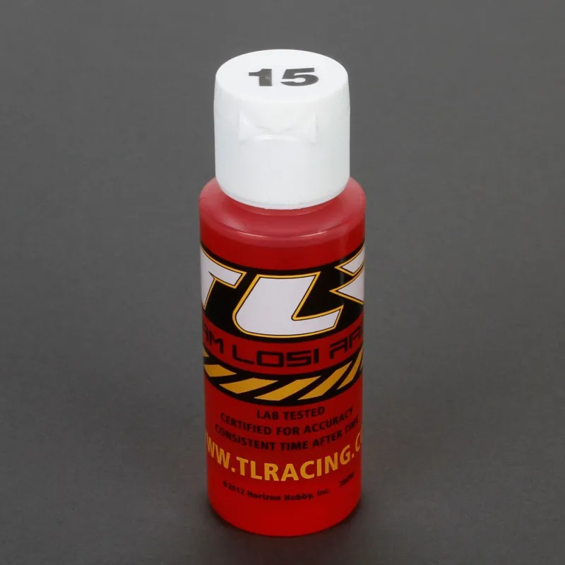 TLR Silicone Shock Oil, 15wt, 2oz TLR74000
