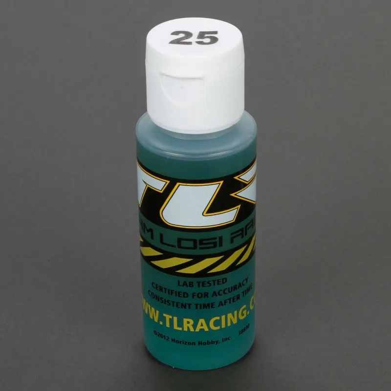 TLR Silicone Shock Oil, 25wt, 2 oz TLR74004