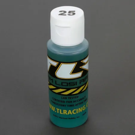 TLR Silicone Shock Oil, 25wt, 2 oz TLR74004
