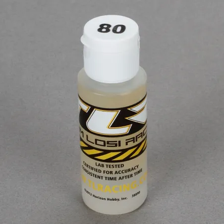 TLR Silicone Shock Oil, 80 Wt, 2 Oz TLR74016
