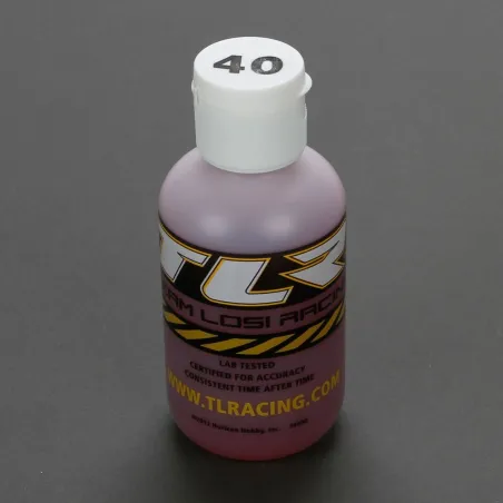 TLR Silicone Shock Oil, 40 Wt, 4 Oz TLR74025