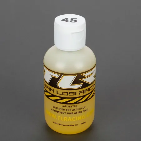 TLR Silicone Shock Oil, 45wt, 4oz TLR74026