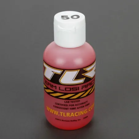 TLR Silicone Shock Oil, 50wt, 4oz TLR74027