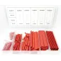 Toolzone127pc heat shrink tubing assortment cable sleeving wrap box