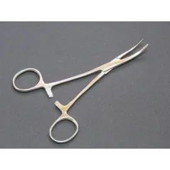 BENT Forceps 150mm 6" Stainless Steel Lockable Locking Forceps 