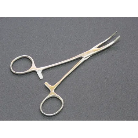 BENT Forceps 150mm 6" Stainless Steel Lockable Locking Forceps 