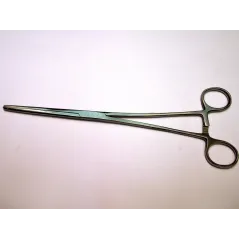 TOOL ZONE Curved Bent Forceps 150mm 10" Stainless Steel Lockable Locking Forceps