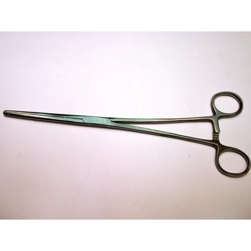 TOOL ZONE Curved Bent Forceps 150mm 10" Stainless Steel Lockable Locking Forceps