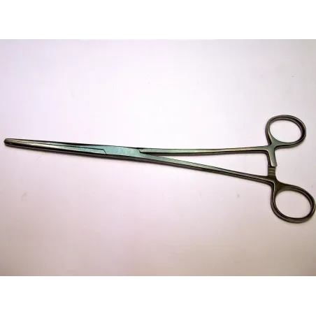 TOOL ZONE Curved Bent Forceps 150mm 10" Stainless Steel Lockable Locking Forceps