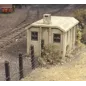 RATIO 518 CONCRETE LINESIDE HUTS (PK2) PLASTIC KIT OO GAUGE
