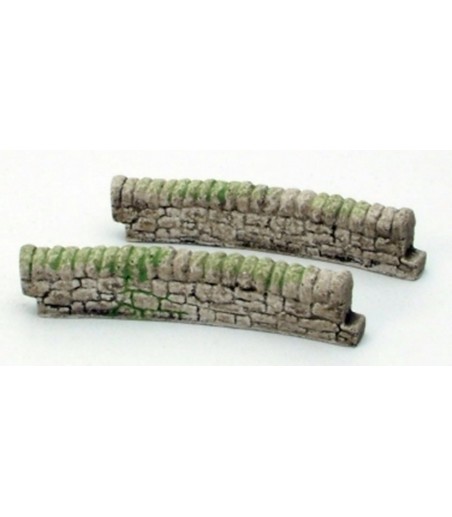 Harburn Hamlet CG204 Dry Stone Wall Curved Sections Pack of 2