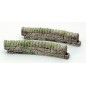 Harburn Hamlet CG204 Dry Stone Wall Curved Sections Pack of 2