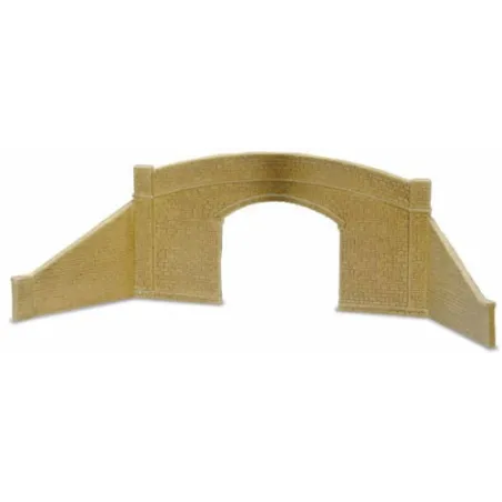 Peco LK-33 OO GaugeRoad Bridge 2 Walls Single Track Embossed Plastic New