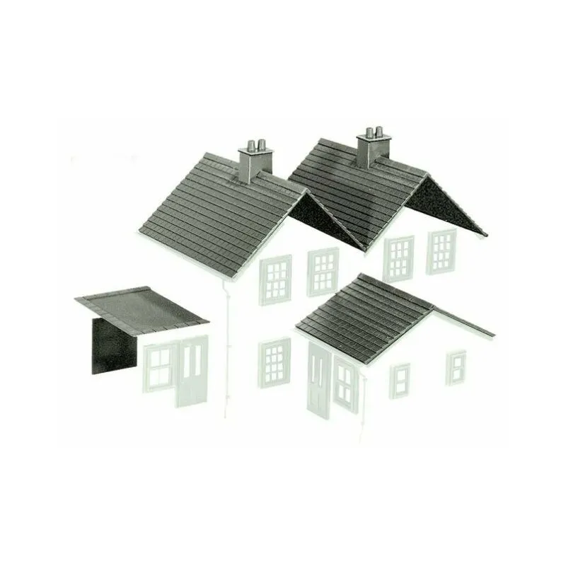 Peco Products LK-79 Kit 2 Slate Roof, ridge tiles, flat roofs Peco Products LK-79 Kit 2 Slate Roof, ridge tiles, flat roofs