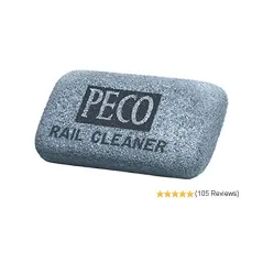 Peco Rail Cleaner, abrasive rubber block All Gauges PL-41